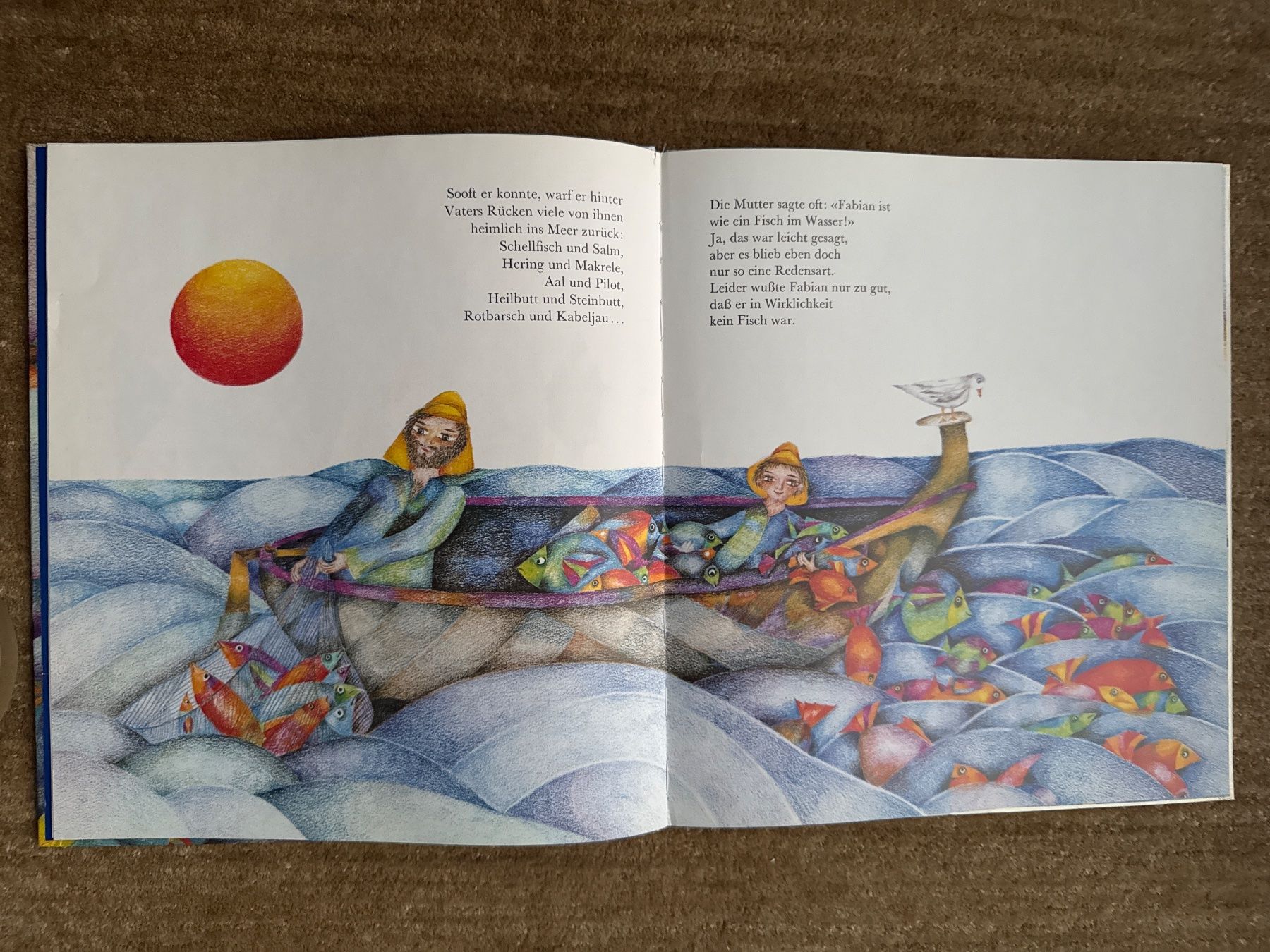 Libri: Fabian der Fischbub - Jacqueline Held – Usato da Aarau venduto da Kilauea 3