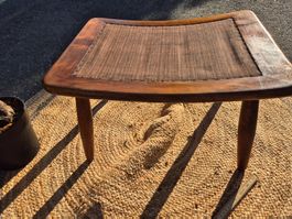Tabouret bas vintage scandinave
