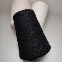 Kaschmir 57% Seide 39% Bouclé von Cariaggi Aeré 415g nero