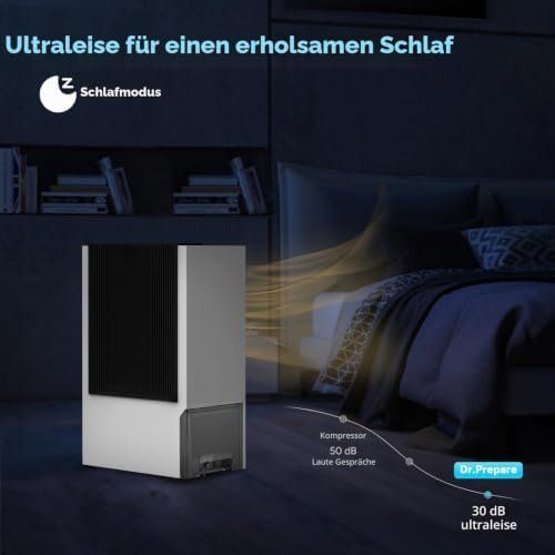 Deumidificatori: Luftentfeuchter Elektrisch 3L Entfeuchter Leise – Nuovo e nell'imballaggio originale da Hundwil venduto da Stallone6 2