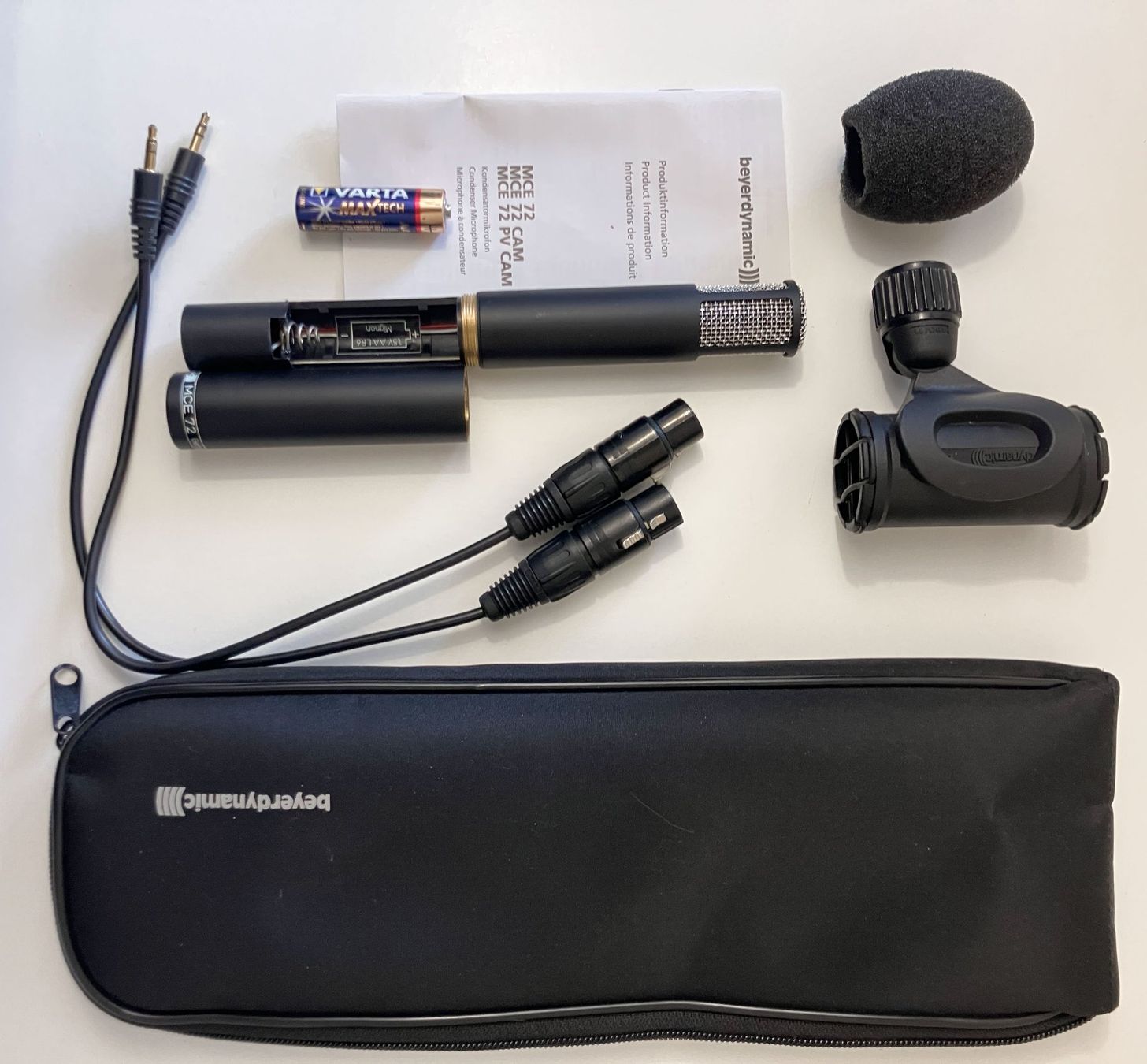 Beyerdynamic Microfoni: micro Beyer Dynamic MCE 72 CAM stereo – Usato da Genève venduto da Capt3