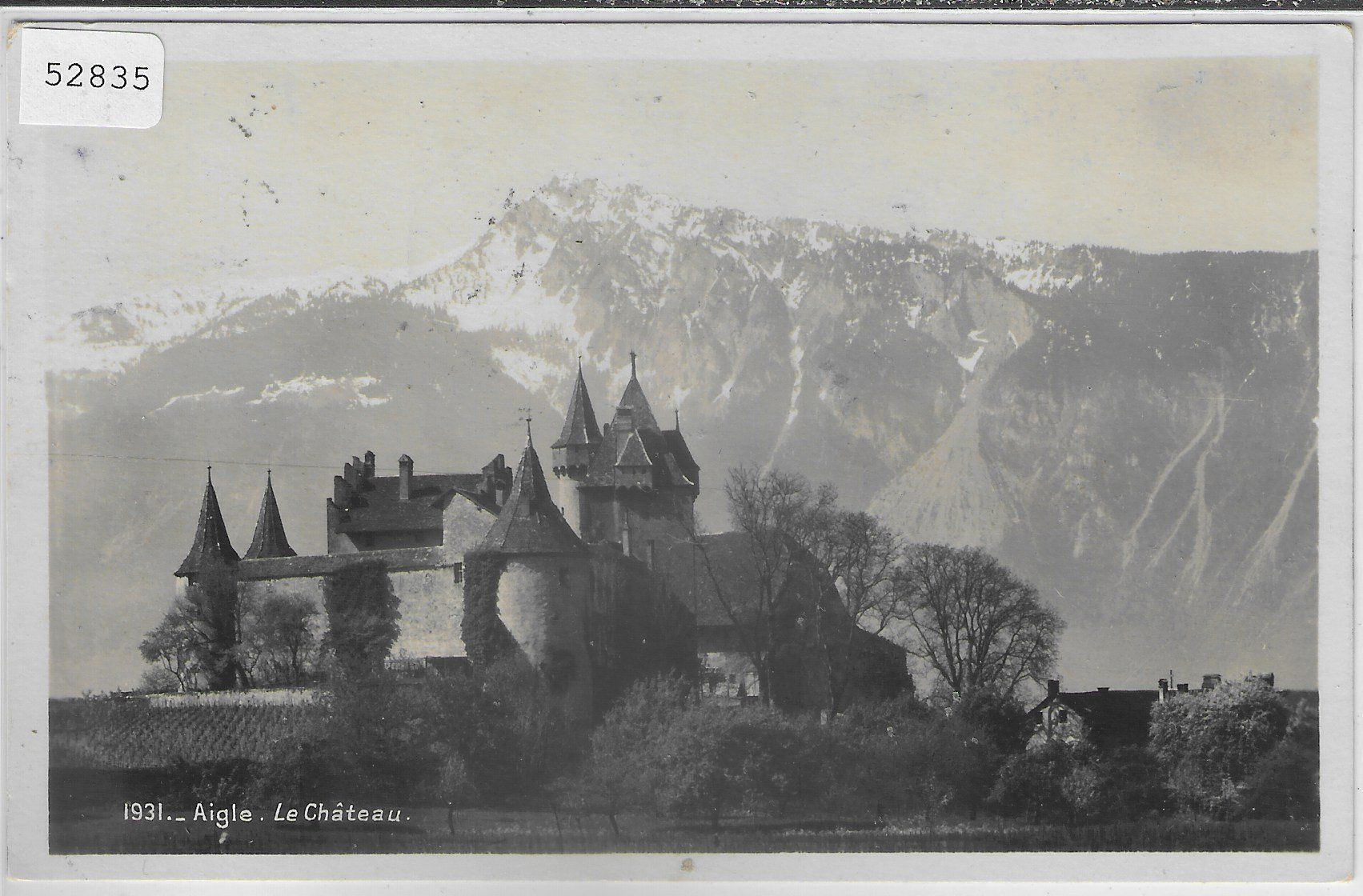 Cartoline postali: Aigle - Le Chateau – Usato da Ettingen venduto da Kartenplanet