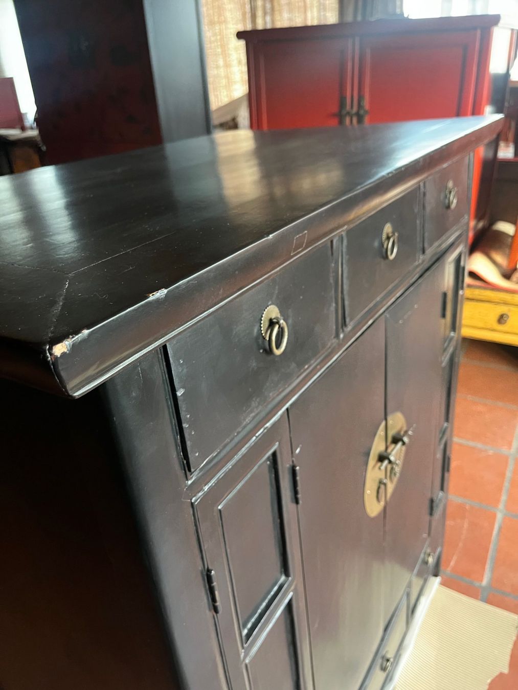 Kommoden: Asiatischer Schrank, Sideboard, Kommode, schwarz – Neu (gemäss Beschreibung) aus Cham von mjg1901 6
