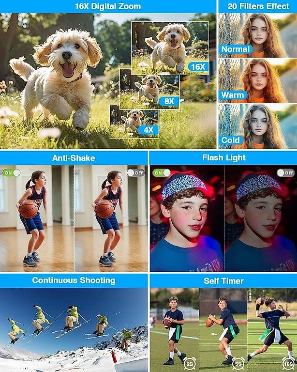 Fotocamera: 4K Digitalkamera 48MP Autofokus – Nuovo (secondo la descrizione) da Kreuzlingen venduto da Best-Deal-Oase 5