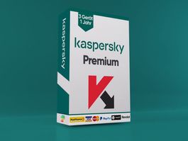 Kaspersky PREMIUM l 3 Geräte l 1 Jahr