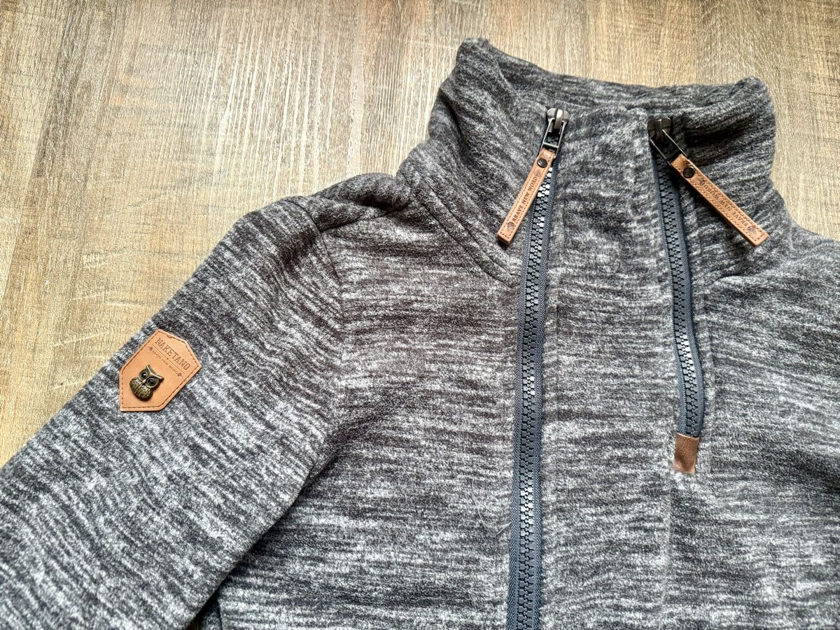 Naketano Maglioni & Felpe: Naketano fleece Jacke Pullover, grau Gr. S / 36 – Usato da Lachen SZ venduto da zsucard 2