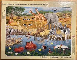 Puzzle der Tierwelt