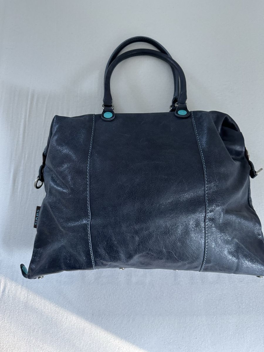 Gabs Borse da donna: Gabs Ledertasche - Dunkelblau, Top Zustand – Usato da Schaffhausen venduto da Guckyy 1