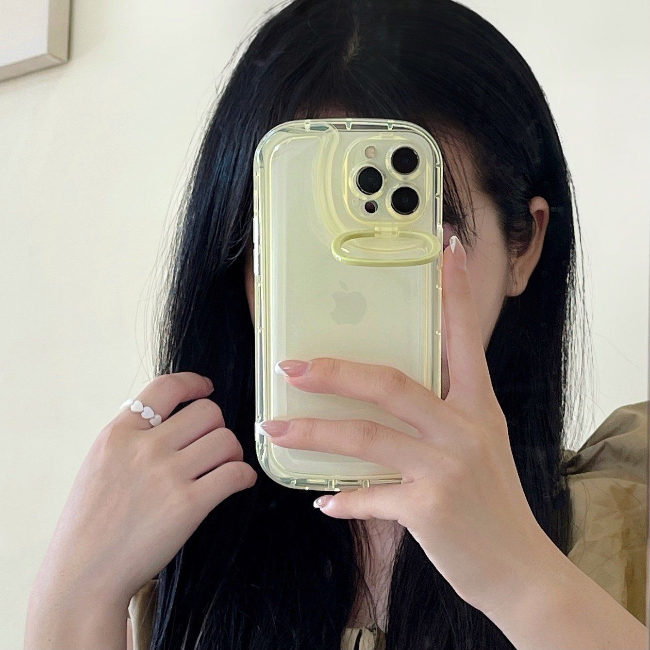 Cover & Protezioni schermo: Yellow, iPhone15, protection case with stand – Nuovo e nell'imballaggio originale da Gattikon venduto da Sarahs_Schatzkammer