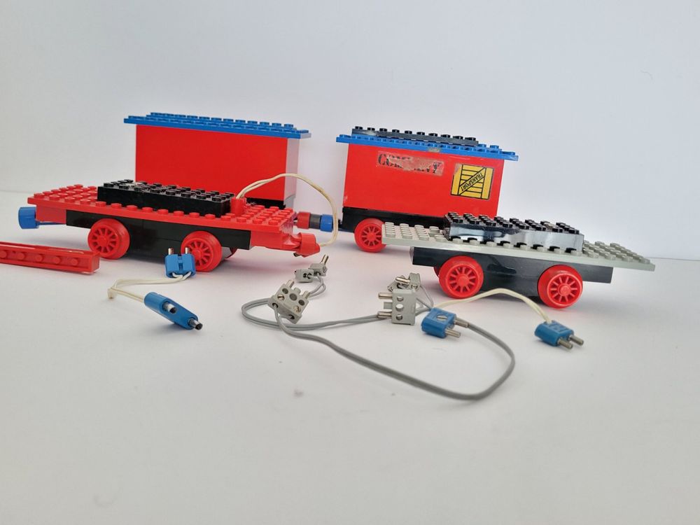 Lego train Vintage 4,5 V Wagons et Moteurs Train Electrique 5