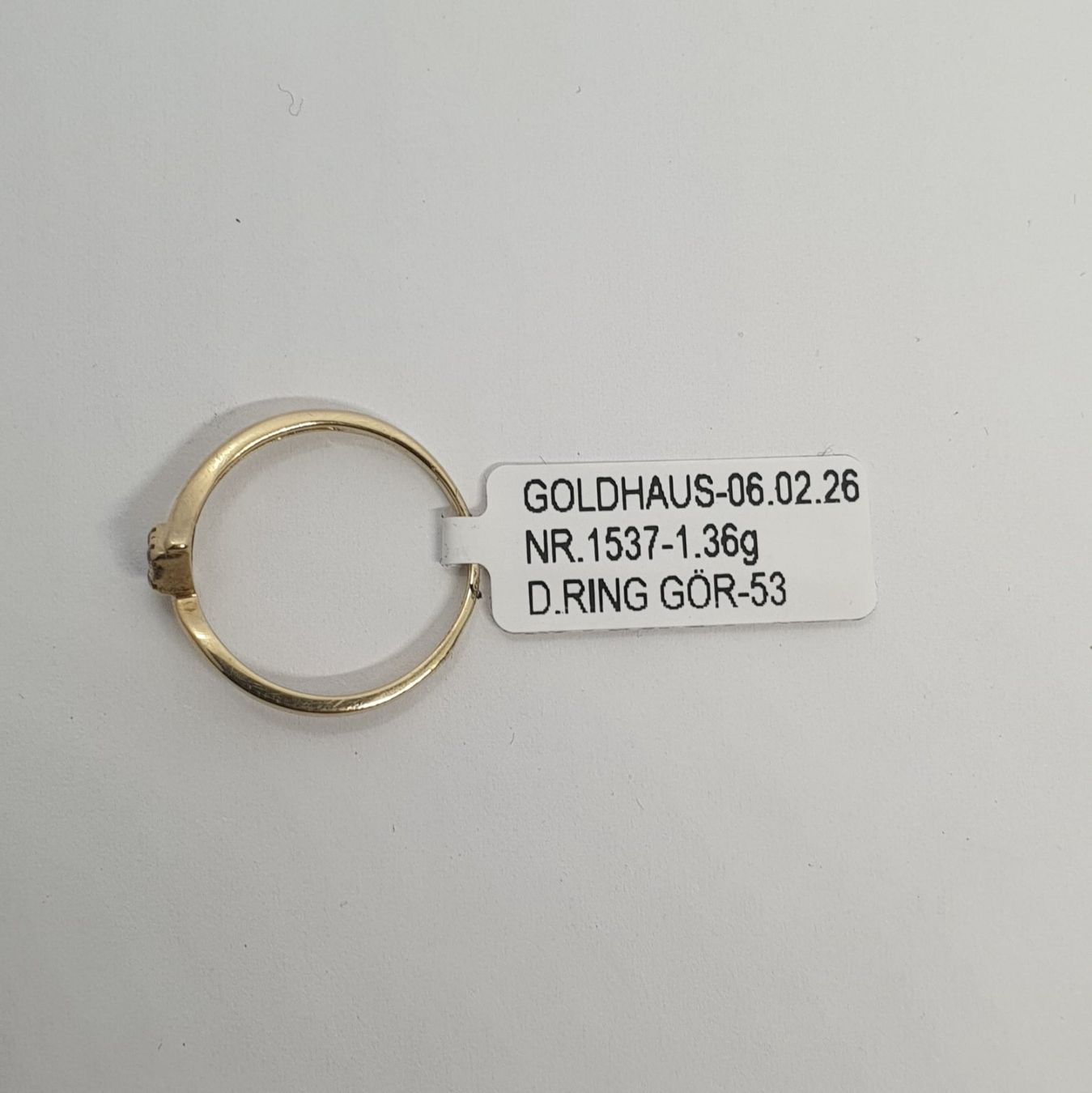 Anelli: Echt 14K Gold - Diamant Ring – Usato da Luzern venduto da Goldhaus-Luzern 2