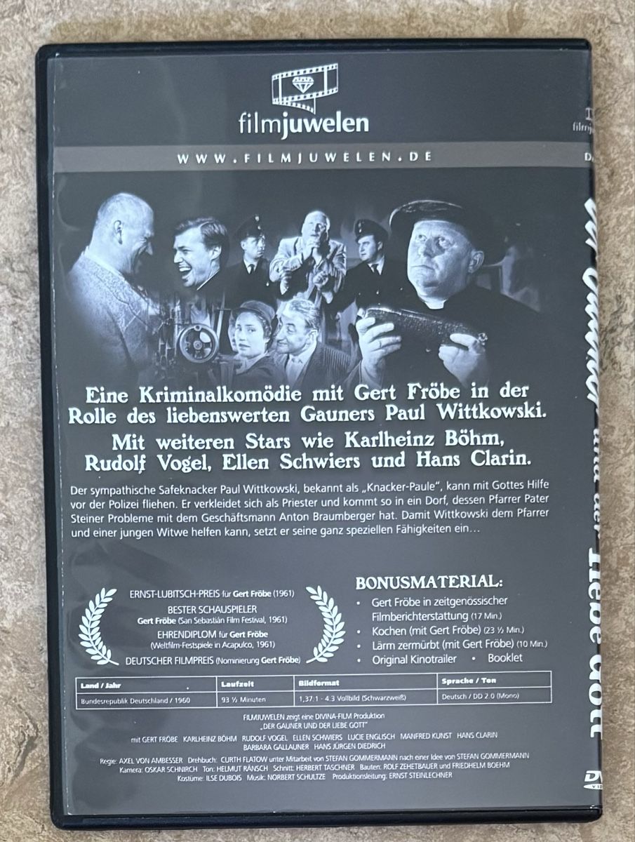 Tutti i DVDs: DER GAUNER UND DER LIEBE GOTT – Usato da Dietikon venduto da AndreaSch01 1