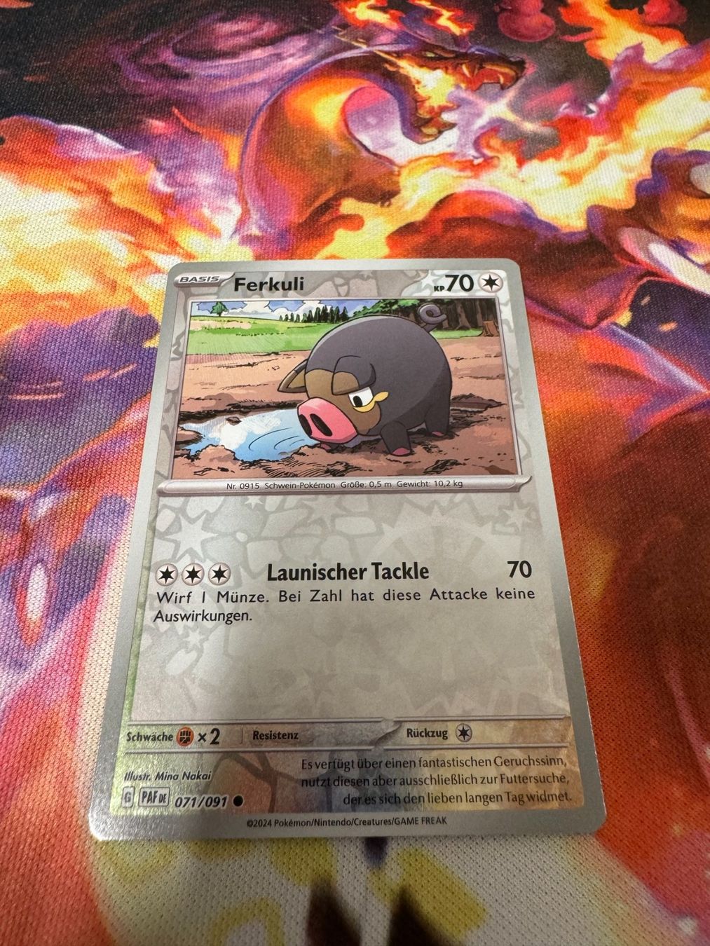 Pokémon Carte collezionabili: Ferkuli (PAF 071) / Reverse Holo / Paldeas Schicksale – Nuovo (secondo la descrizione) da Bülach venduto da CherryBlu