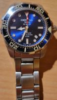 Certina DS Action Automatik Uhr blaue Luenette Herren