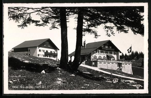 Ansichtskarten: AK Val-de-Ruz, Hotel Tete-de-Ran – Gebraucht aus Berlin von bartko-reher