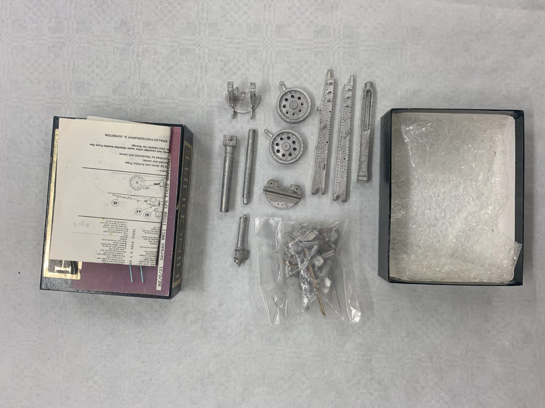 Modellbausätze & Standmodelle: Hinchliffe deutsche leichte Feldhaubitze 15cm – Neu und originalverpackt aus Bolligen von mar_kv6f 1