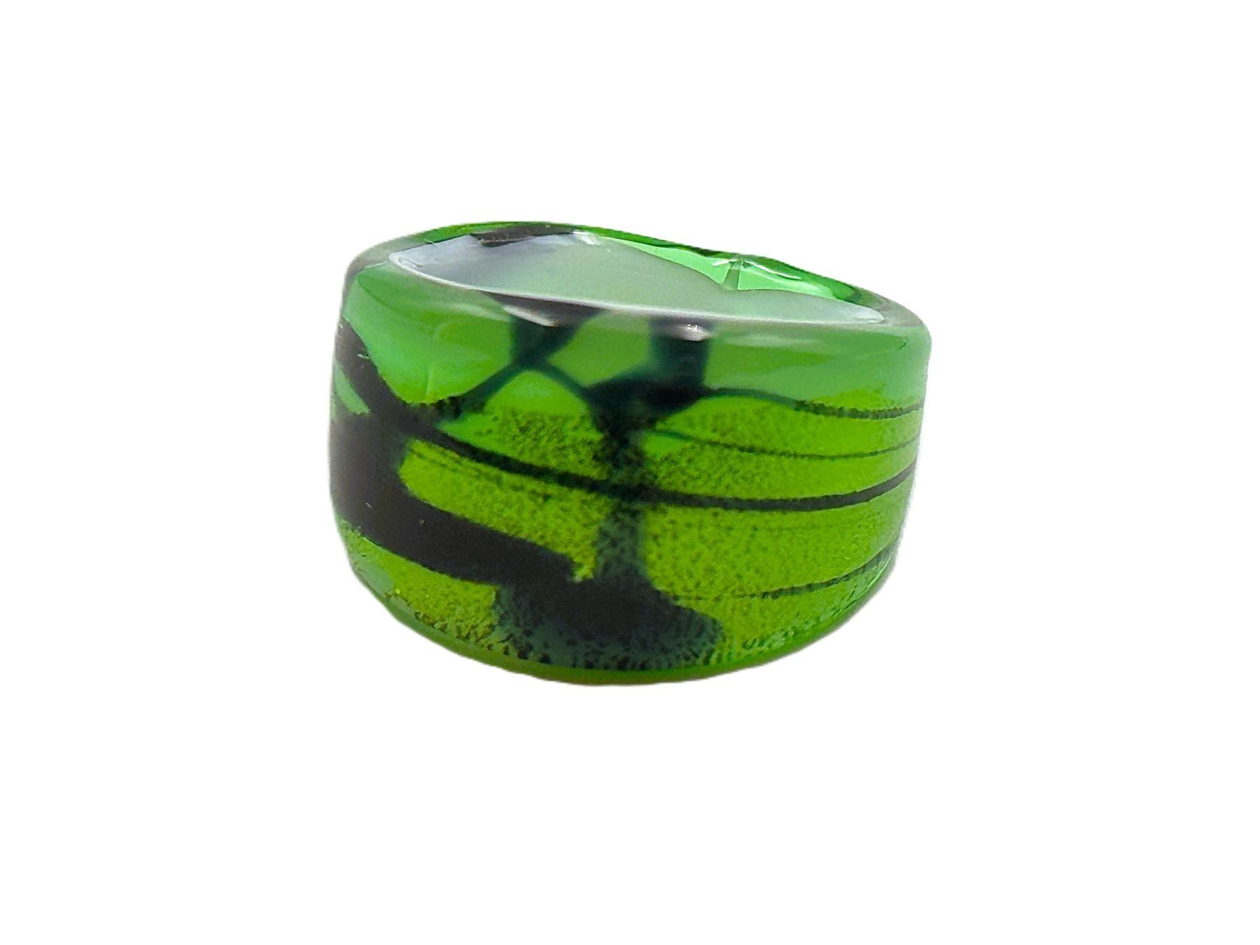 Murano Anelli: Ring Murano Glas G 52 Breite 13mm – Nuovo e nell'imballaggio originale da Oberkulm venduto da Murano-Schmuck 1