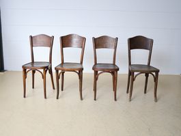 4er-Set Bugholzstühle | Thonet und Horgen Glarus,