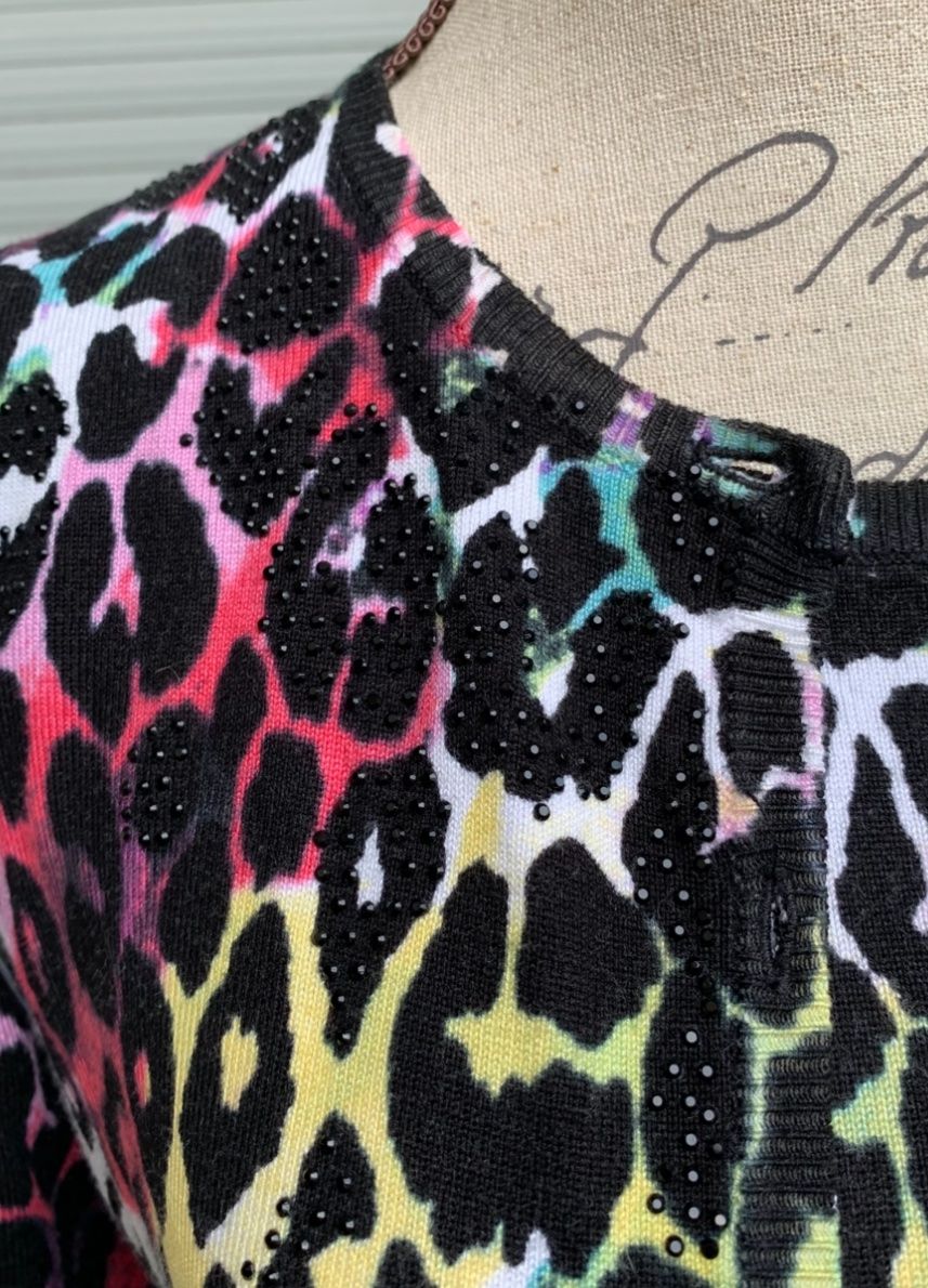 Tops: Splendide twinset 2 pièces LEO&UGO léopard fluo t.2 – Neu (gemäss Beschreibung) aus Martigny von only__you 5