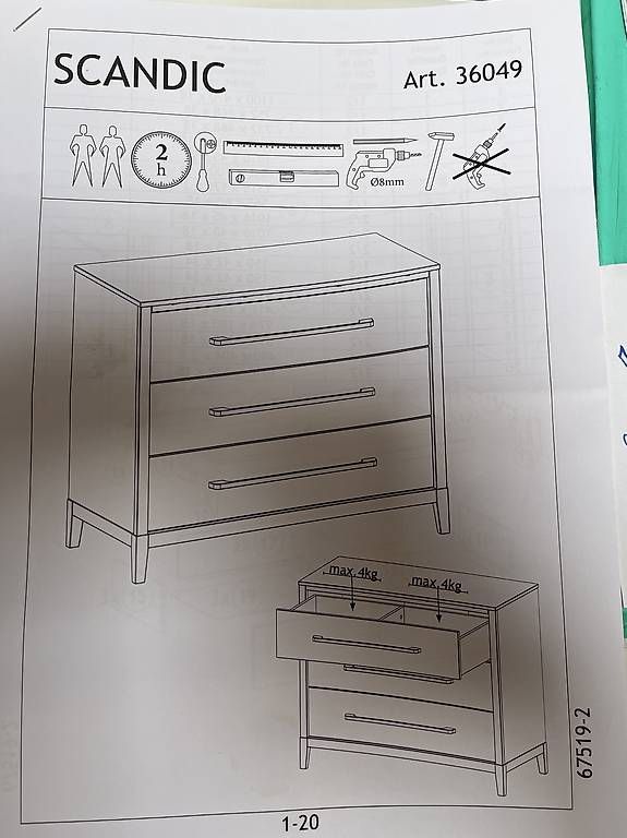 Wickeltisch & Zubehör: Commode + table à langer  – Gebraucht aus Lausanne von Dengel2704 1