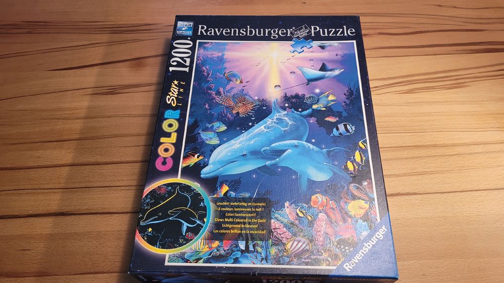 Ravensburger Glitzer-Puzzle 'Unterwasserwelt' – 104 XXL-Teile, Ab 6 Jahren