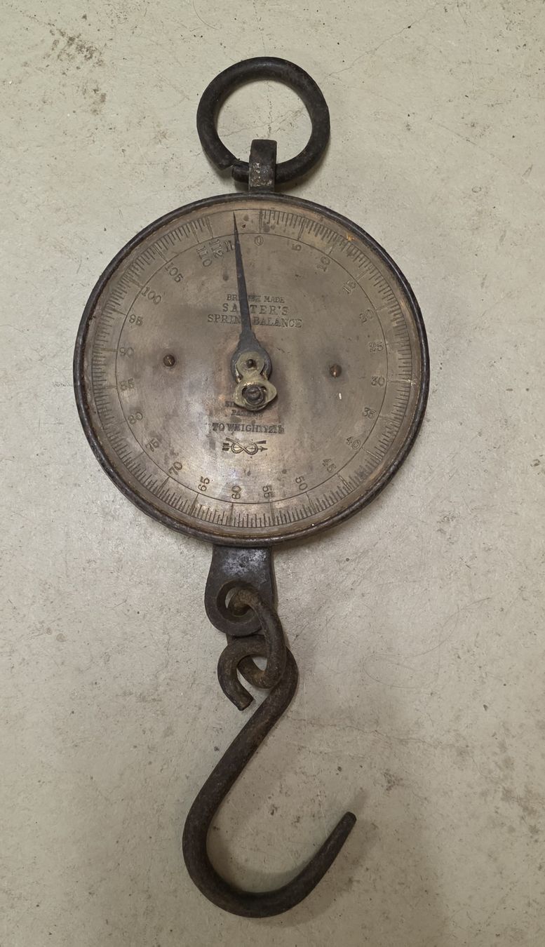 Waagen und Gewichte: Balance marque britannique Salter ancienne, objet collection – Gebraucht aus Sion von Kifmi74