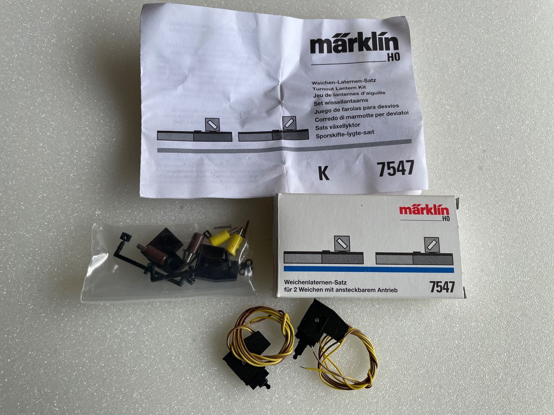 Märklin Modellini di ferrovie: Marklin 7547 Weichen Lanterne – Nuovo (secondo la descrizione) da Hauterive NE venduto da eriamch