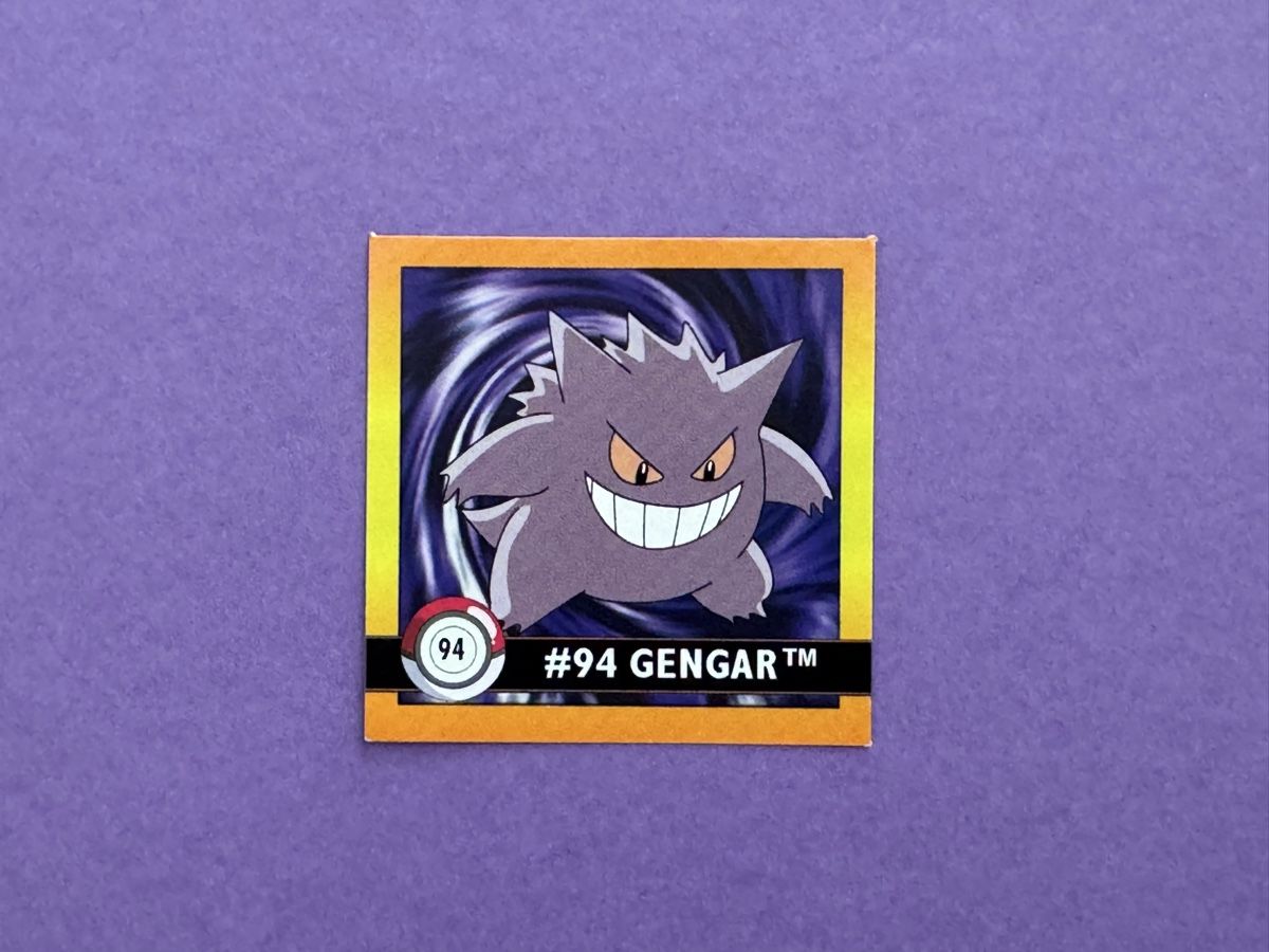 Pokémon Sammelbilder & Trading cards: Artbox Pokémon 1999 Sticker Gengar #94 – Gebraucht aus Thun von Puliziker