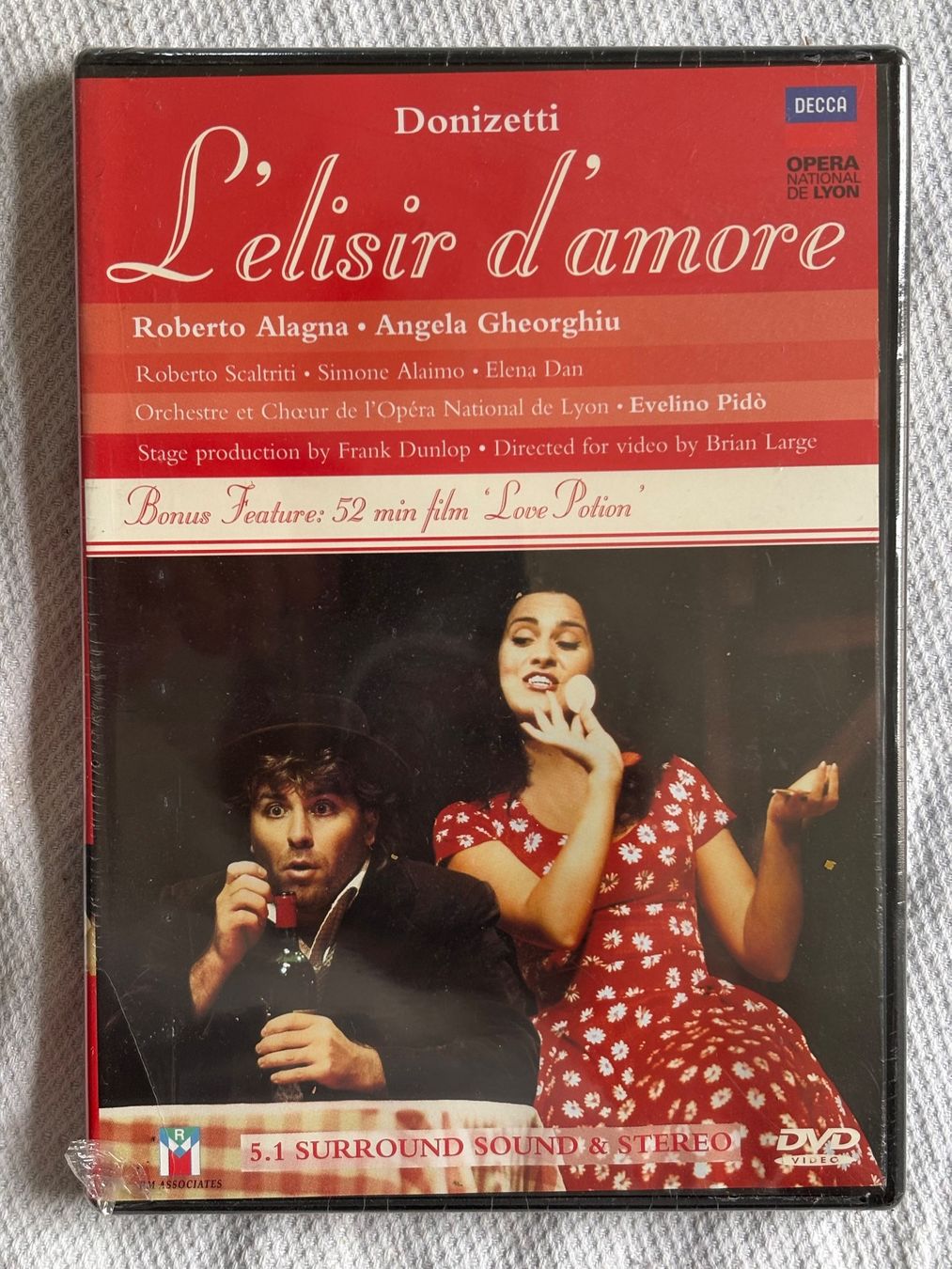 Tutti i DVDs: Doniezzi: L'élisir d'amore – Nuovo e nell'imballaggio originale da Stans venduto da Abukadnezar