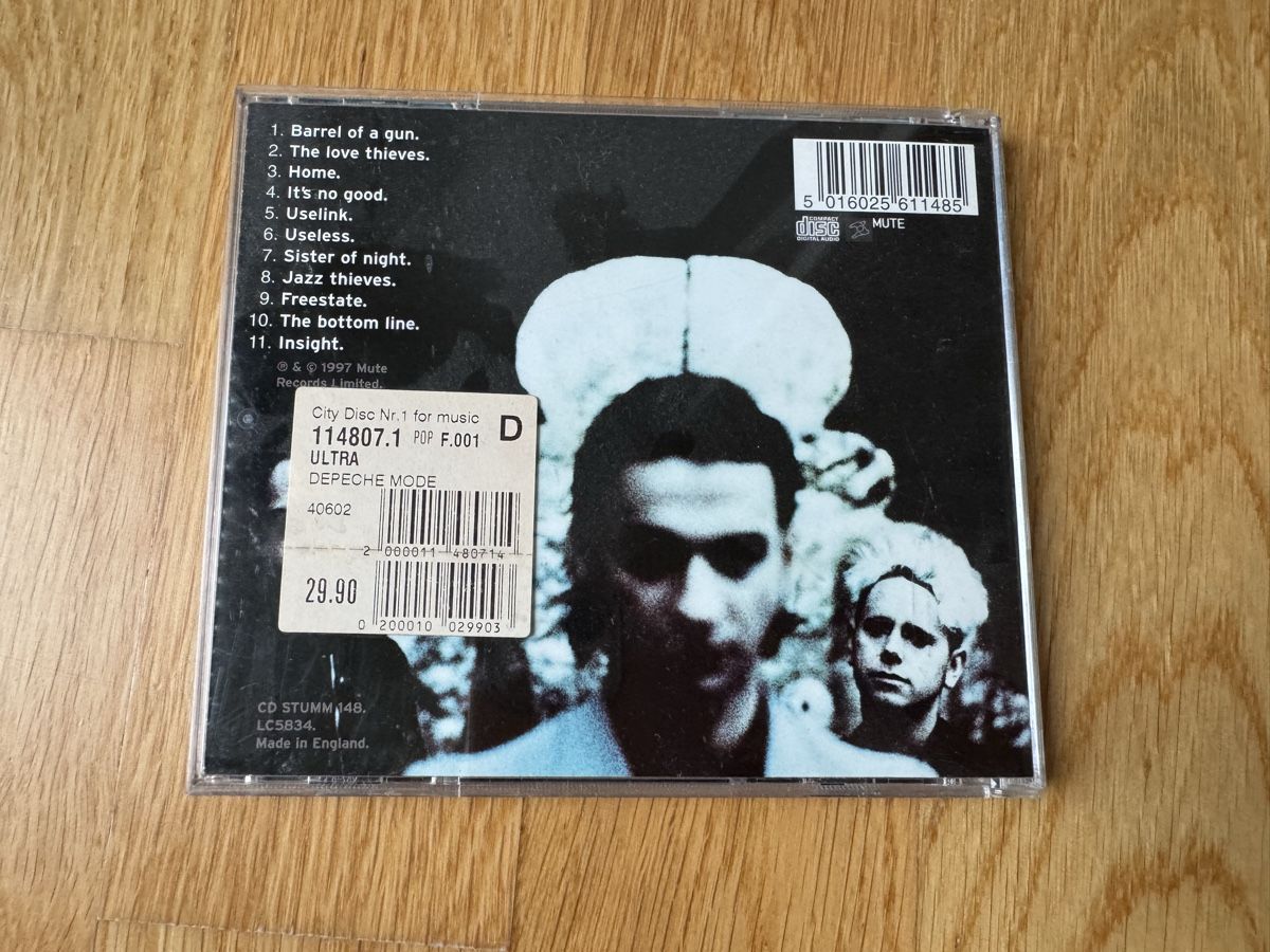 CDs: Depeche Mode - Ultra CD  – D'occasion à Zürich par wtpooh 1