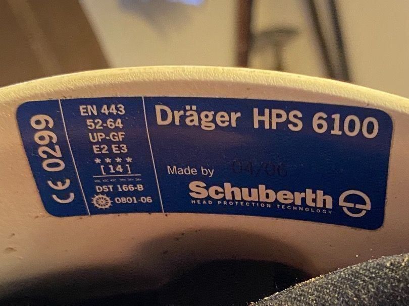 Pompieri: Casque Dräger HPS 6100 – Usato da Savièse venduto da Uu2 3