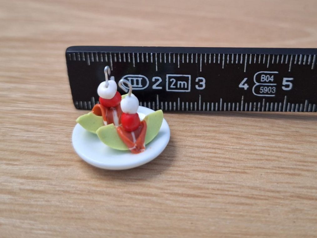 Puppenhäuser & -möbel: Handmade Melonen mit Rohschinken, Puppenhaus – Neu (gemäss Beschreibung) aus Zürich von HandmadeTinyFood 1
