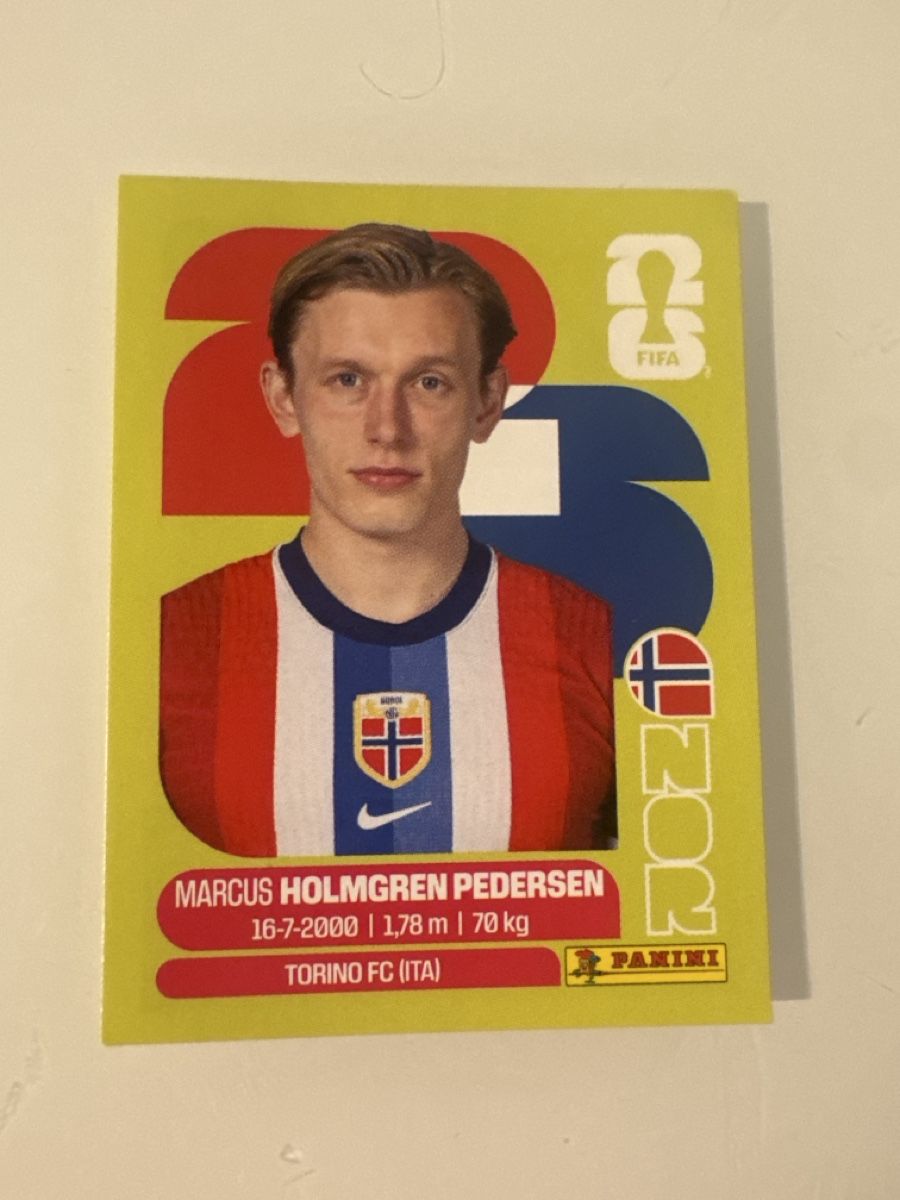 Panini Carte collezionabili: Panini 2026 Marcus Holmgren Pedersen NOR6 – Nuovo (secondo la descrizione) da Bern venduto da akl_sy9s