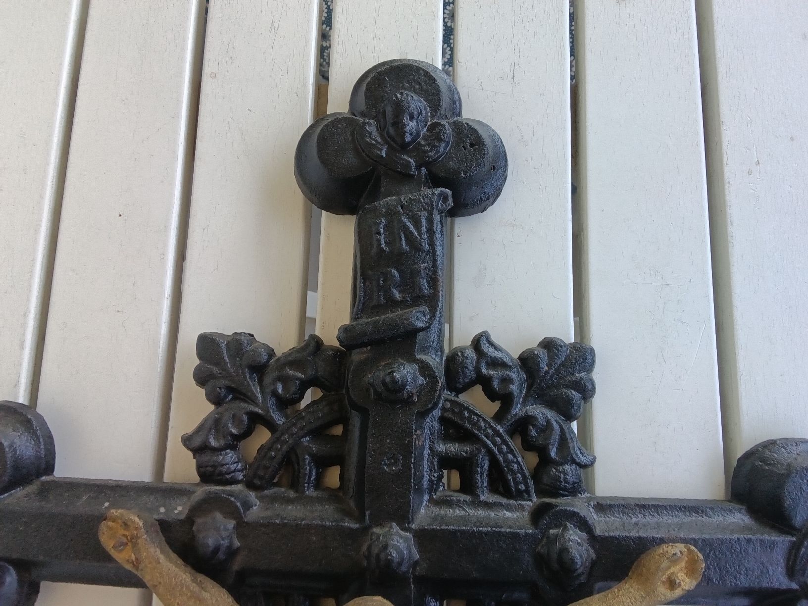 Sculture & Statue: Altes/antikes Grabkreuz aus Eisen ca. 1900 – Usato da Feldbach venduto da carlotta111 7