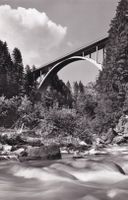 Engstligen und Hohe Steg Brücke zwischen Frutigen Adelboden