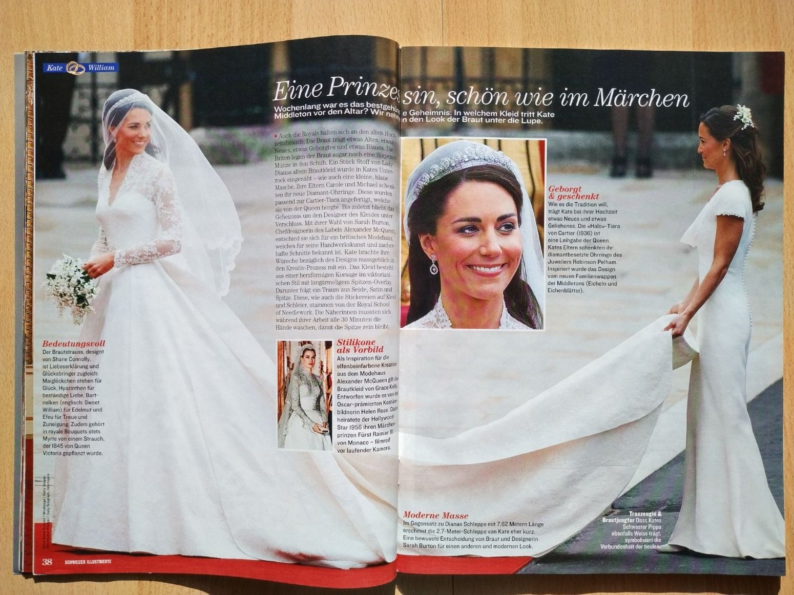 Zeitschriften & Magazine: Schweizer Illustrierte - Verlobung & Hochzeit Kate & William – Gebraucht aus Jona von Argus36 7