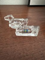 Scandinavian Lindshammar  Crystal dog figurine