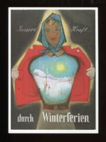 Winterferien, Künstlerkarte
