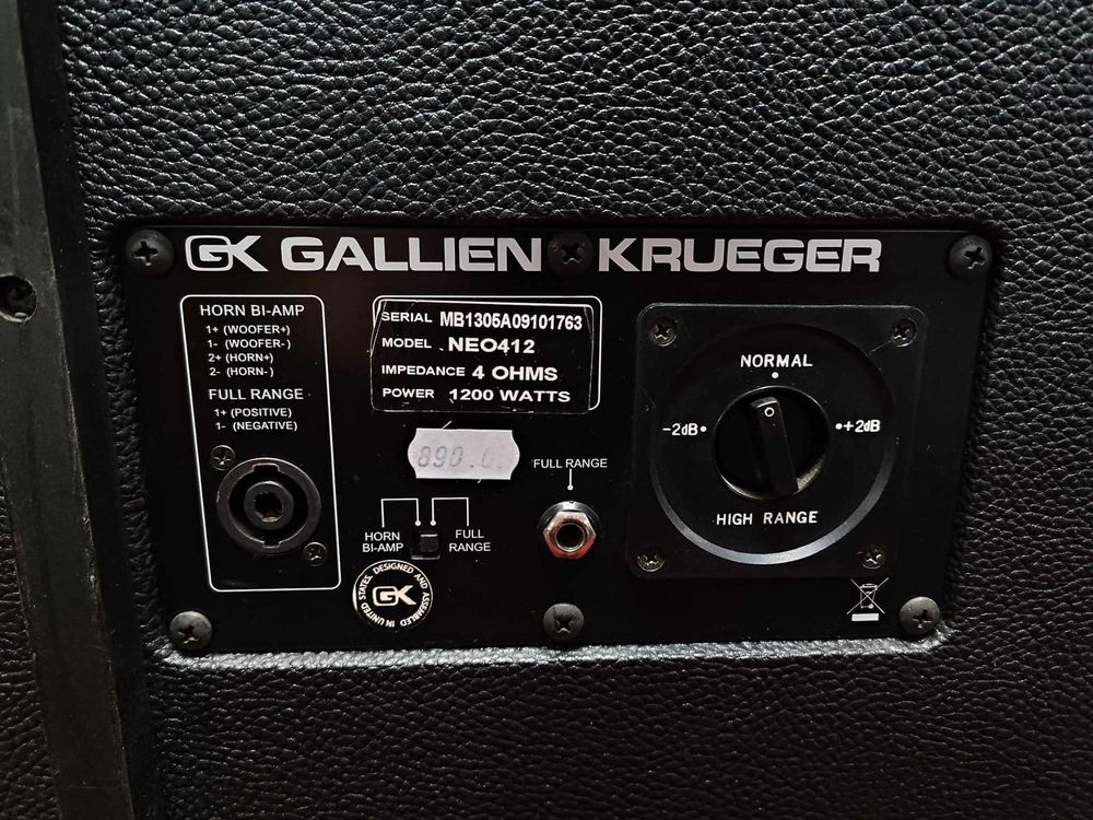 Gallien Krüger Neo 412 Bassboxe Kaufen auf Ricardo