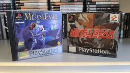 MediEvil CIB/Map + Metal Gear Solid avec Silent Hill CIB