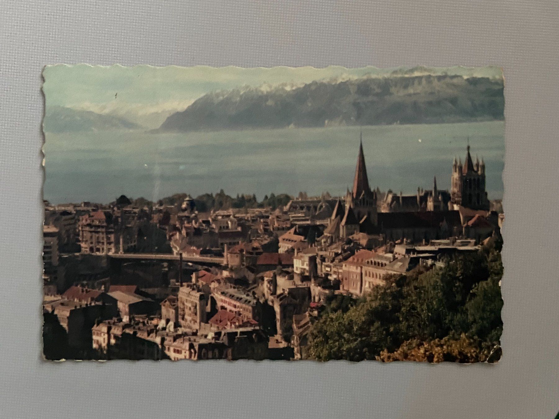 Ansichtskarten: Lausanne-Ouchy - Vue générale – Gebraucht aus Steg VS von danwer74