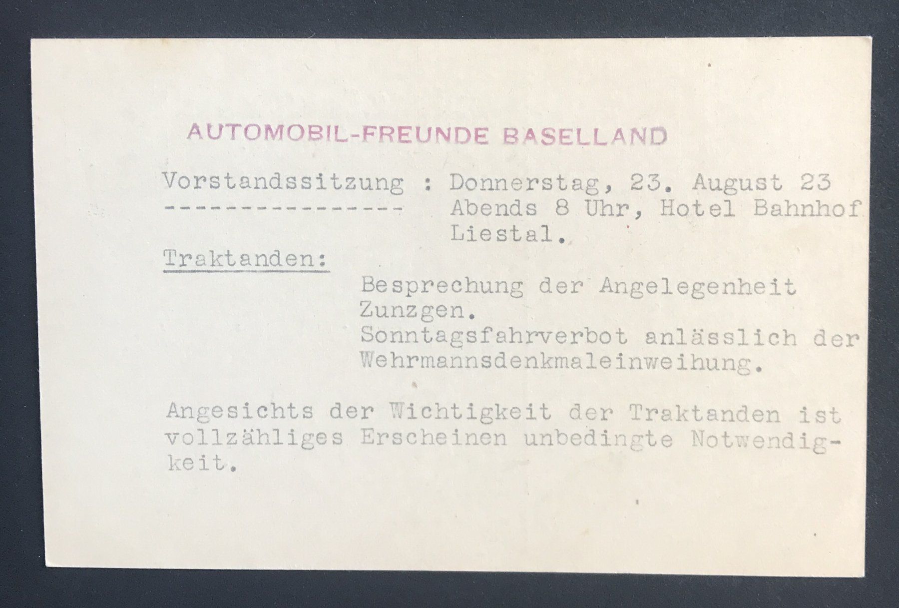 Tutti i francobolli: POSTKARTE 1923 – Usato da Ostermundigen venduto da Kari1937 1