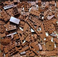 LEGO 200 Verschiedene Braune Teile -D60