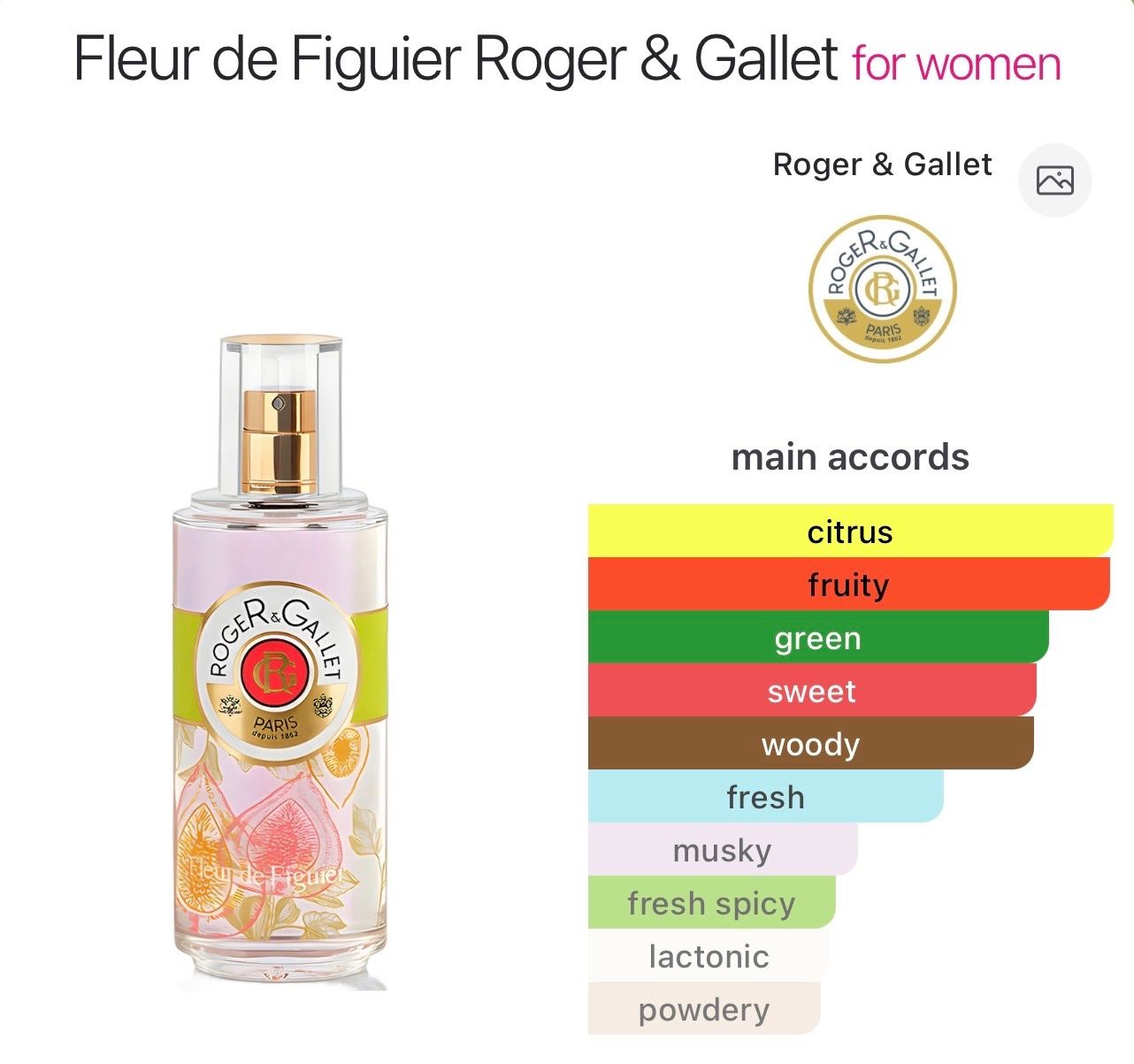 Profumi & Eau de Toilette: 3 ml sample - Roger & Gallet - Fleur de figuier - EDP – Nuovo e nell'imballaggio originale da Zürich venduto da mel_nbh7