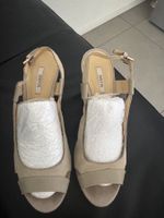 Geox Sandalen Keilabsatz beige Damenschuhe Grösse 37