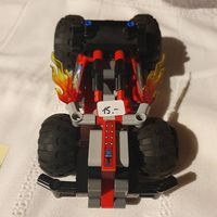 LEGO Technic 42073 BASH!/Tout Flamme, voiture rétrofriction