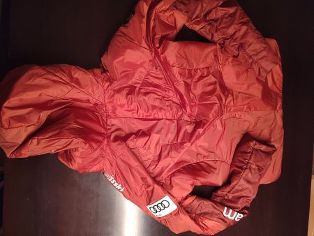Swiss-Ski Daunenjacke dunkelrot, 38/40, original, selten!