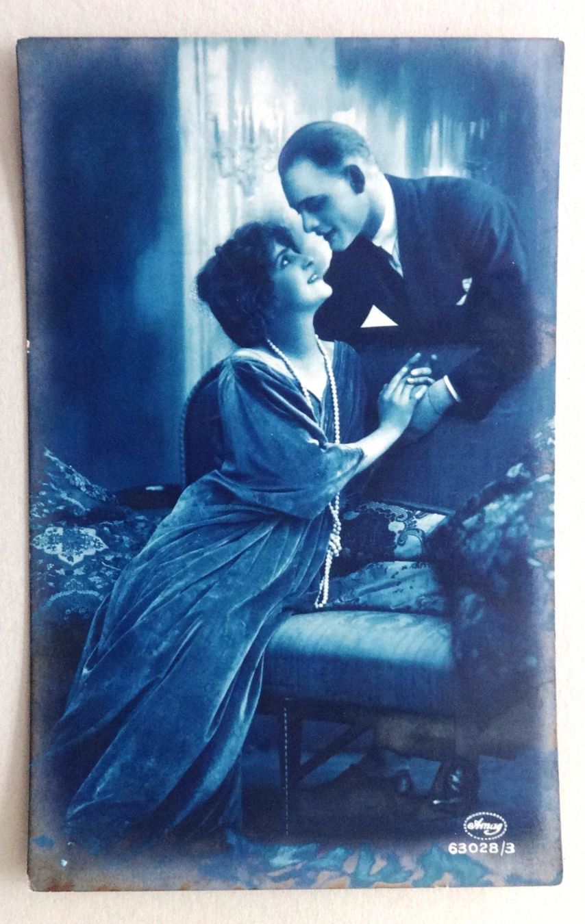 Cartoline postali: Couple d'amoureux – Usato da Fétigny venduto da Billy2miny