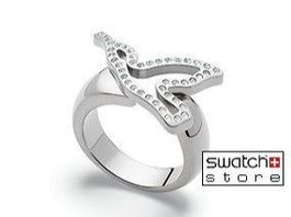 Swatch Schmuck Bijoux JRM042 - 9 Freebri Silver Ring 9 NEU