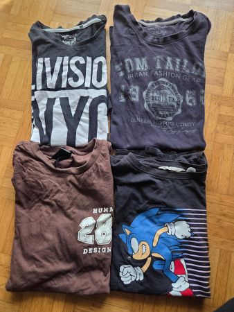 4 T-Shirts Gr. 170, 1x XL